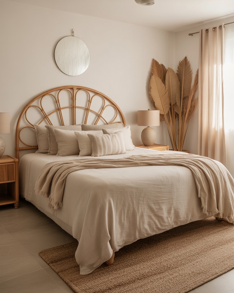 زیبایی مدرن اتاق خواب با هماهنگی رنگهای خنثی