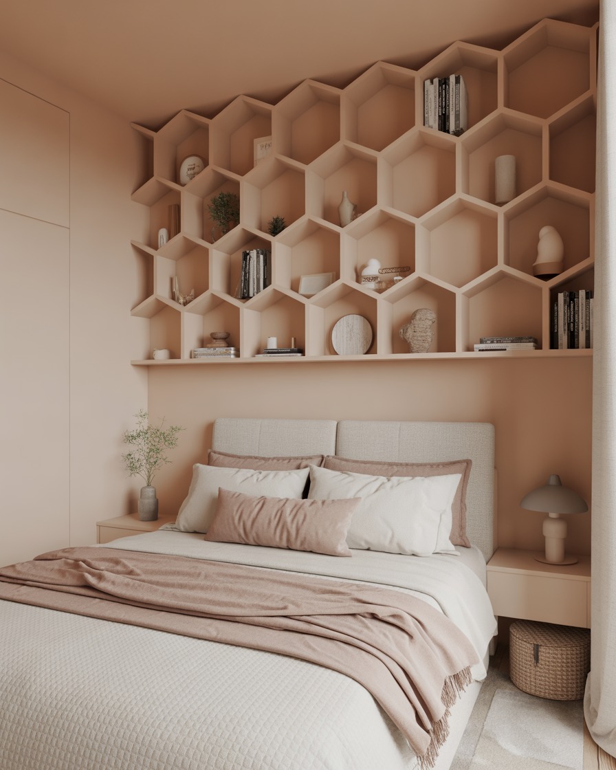 ادغام مدرن هندی در اتاق خواب