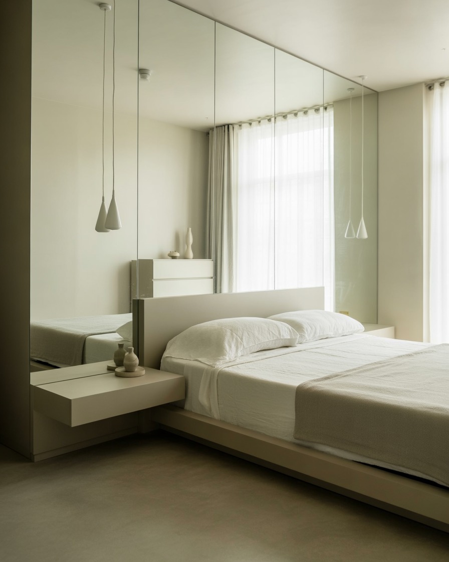 دیوارهای شاخص مدرن در اتاق خواب
