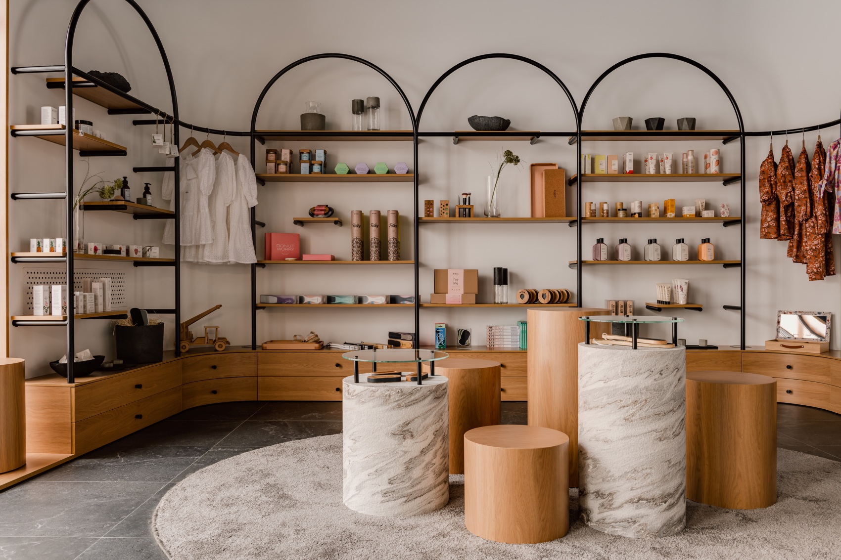 طراحی کانسپت استور مدرن 