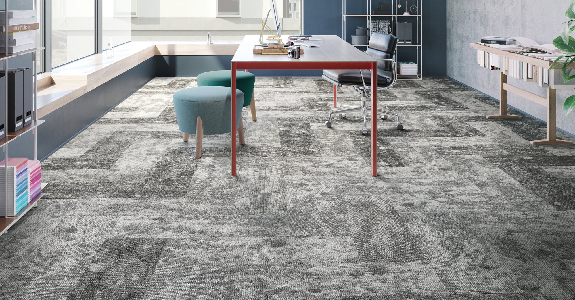 موکت تایل بادوام زت در طراحی سالن اجتماعات