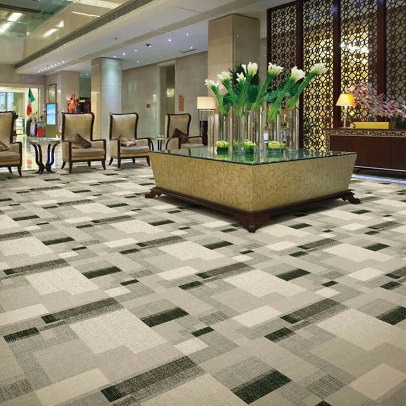 موکت تایل بادوام زت در طراحی سالن اجتماعات