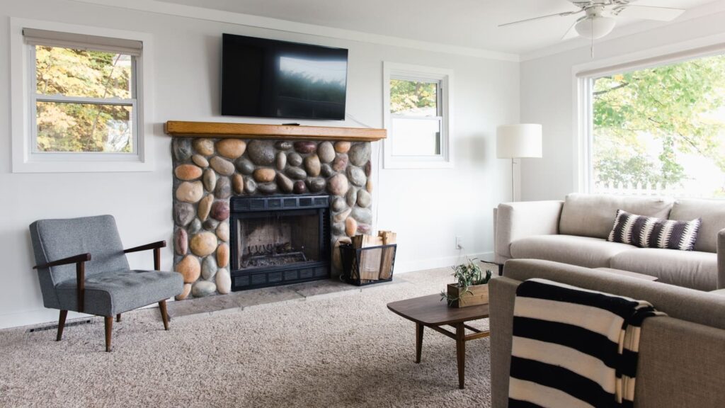 طراحی دکوراسیون با موکت رولی