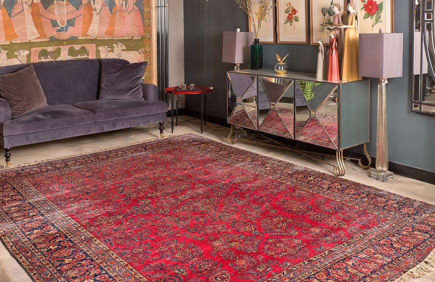 بهترین رنگ موکت برای فرش قرمز سنتی ایرانی