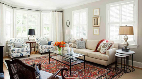 موکت مسکونی و ست کردن با فرش قرمز